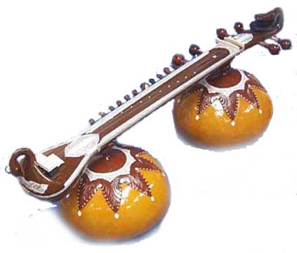 Vichitar Veena for sale image. This image is copyright 2003 Batish Institute. Unauthorized copying or displaying on another site is strictly prohibited